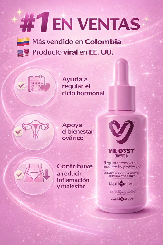 VIL QYST BIOTIC: CONTROLA TUS QUISTES Y REGULA TU CICLO MENSTRUAL