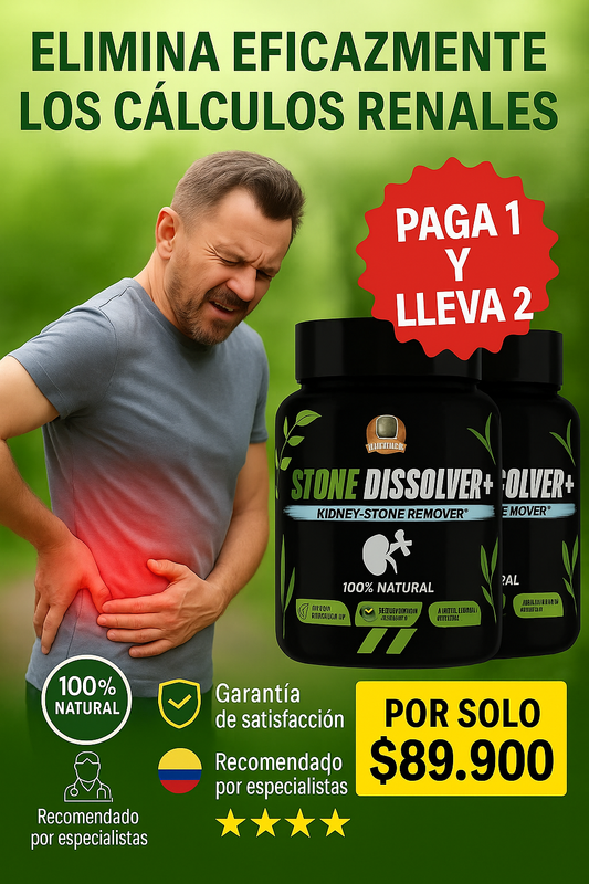 STONE DISSOLVER PLUS - SOLUCION NATURAL CONTRA LOS CALCULOS